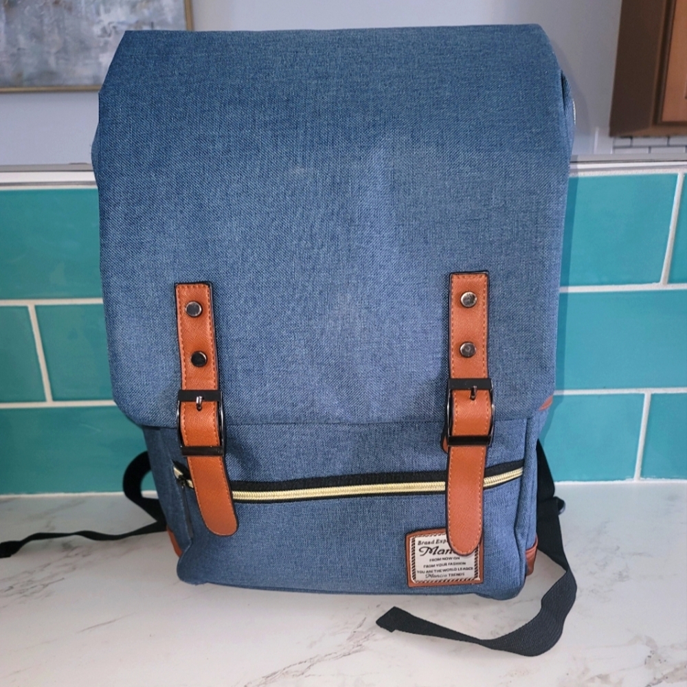 Mancio Laptop Vintage Style Backpack